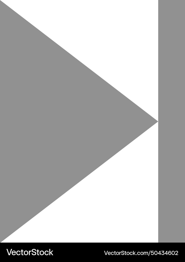Next track icon image vector image