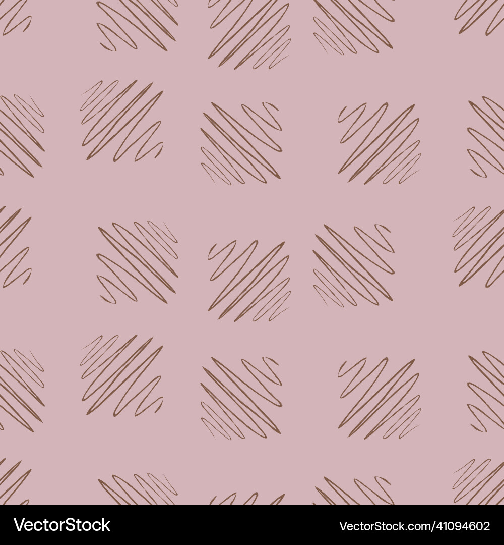 Soundwave seamless pattern curve waves background Vector Image
