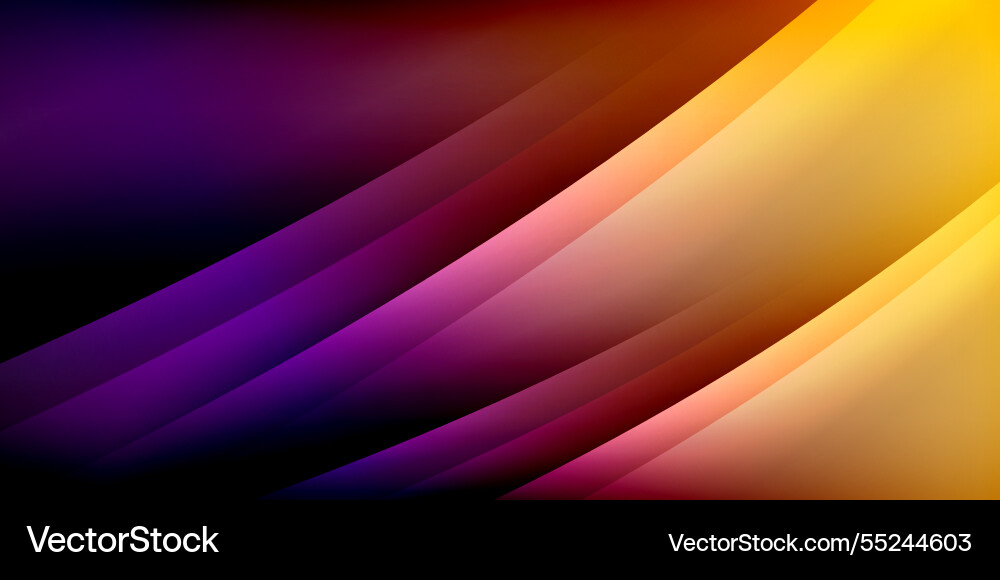 Expressive poster with shadow lines features Vector Image