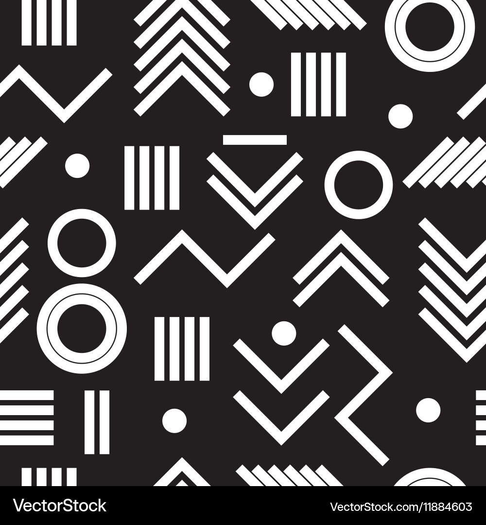 Geometric minimal seamless abstract pattern vector image