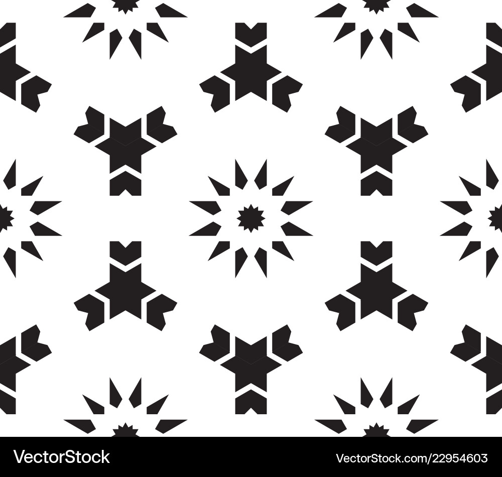 Moroccan Islamic Tile Pattern Vector Image