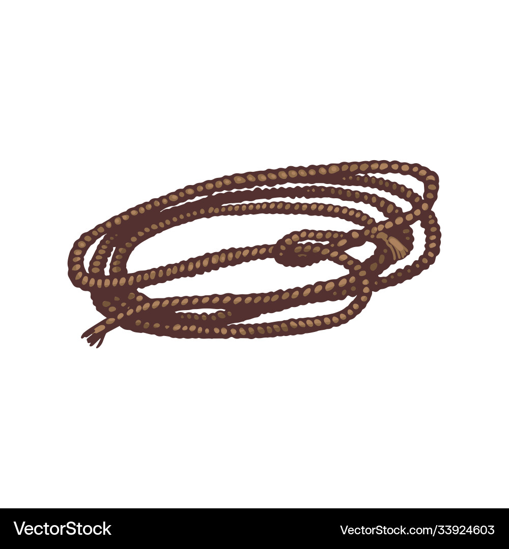 Rope Cowboy Lasso Rodeo Wettbewerb Cartoon Rope Cowboy Lasso Rodeo Wettbewerb Cartoon vektorbild