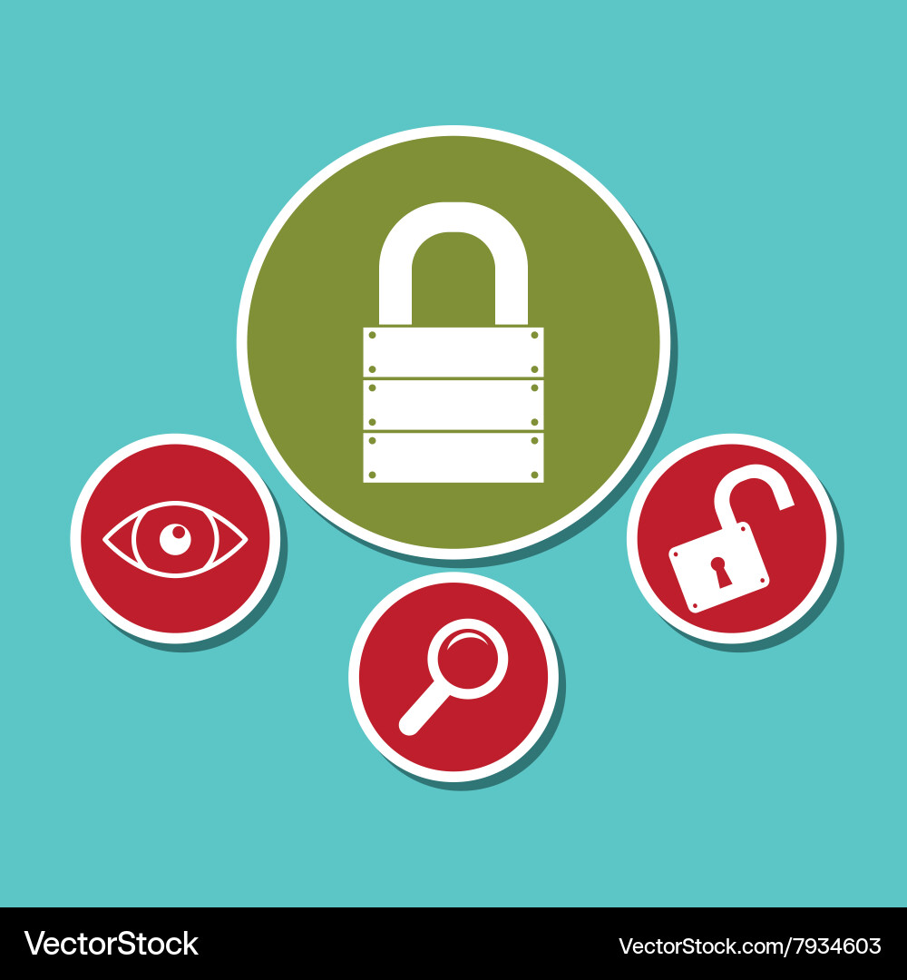 Security system design vector image