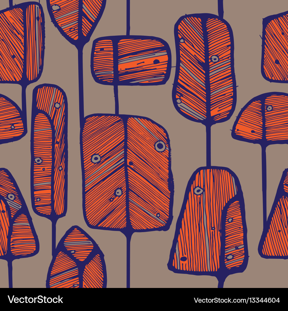 Abstract Tree Pattern vector image