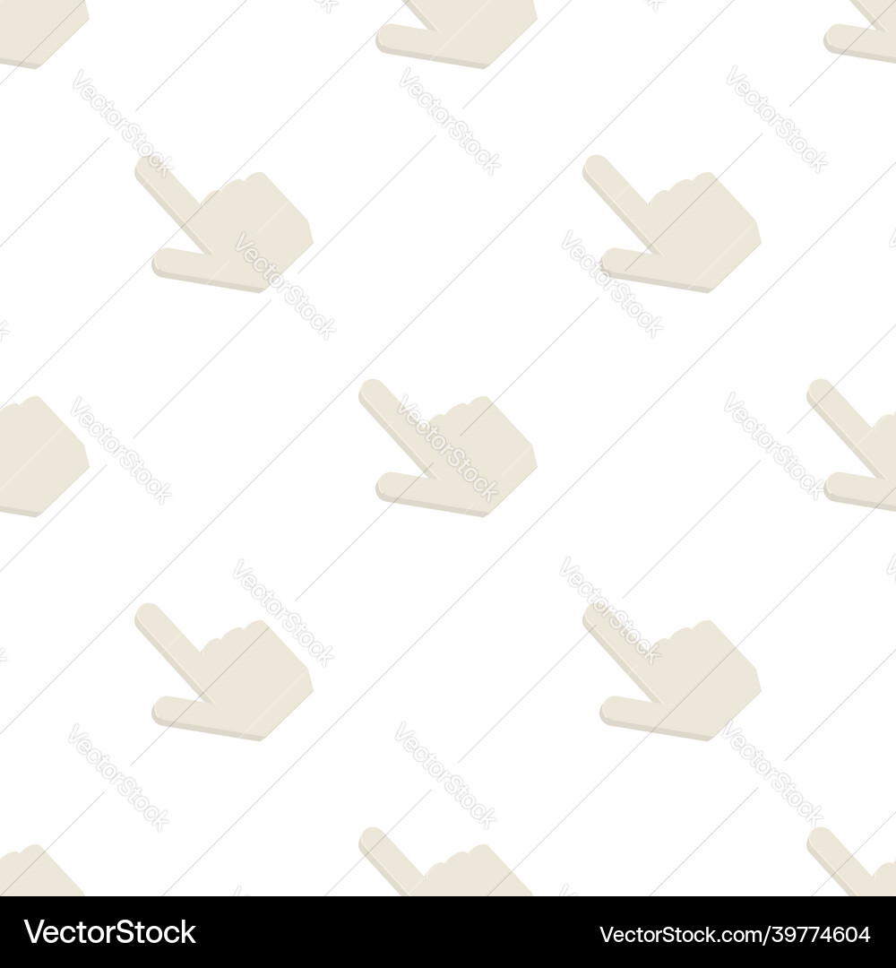 Cursor pattern seamless Vector Image