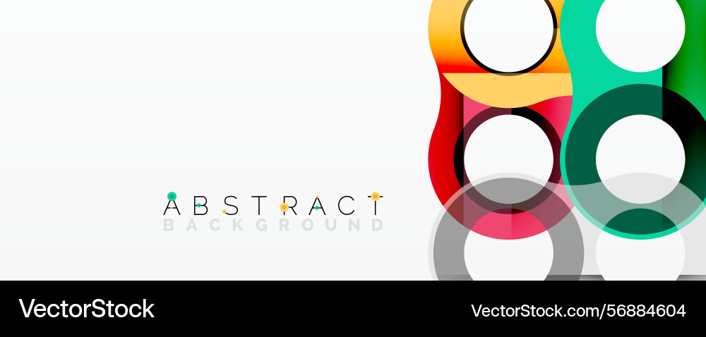 Modern abstract design features overlapping Modern abstract design features overlapping Vector Image