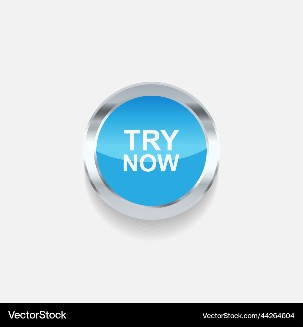 Try now web design button Try now web design button vector image