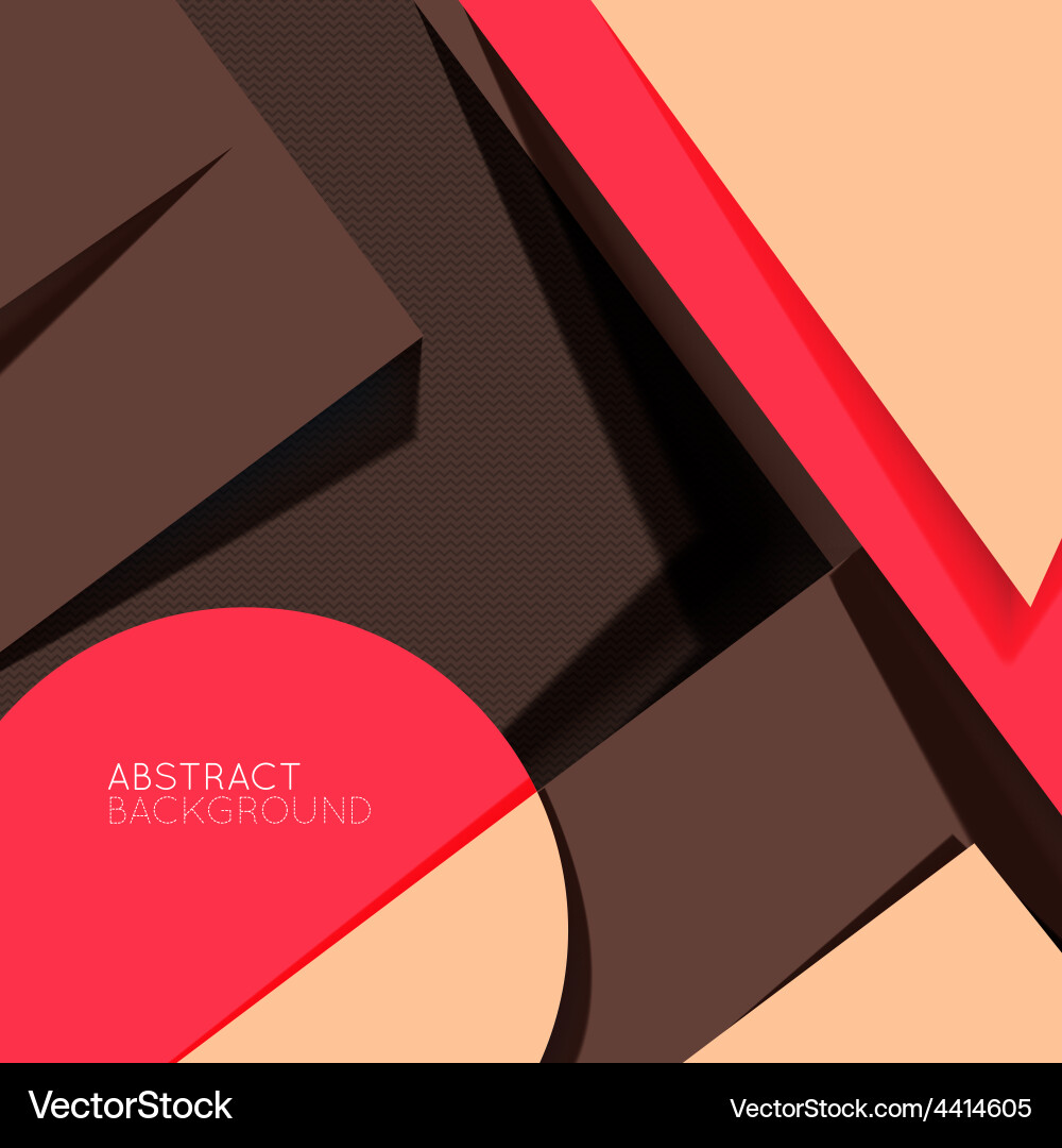 Abstract background multicolored shapes shadow vector image