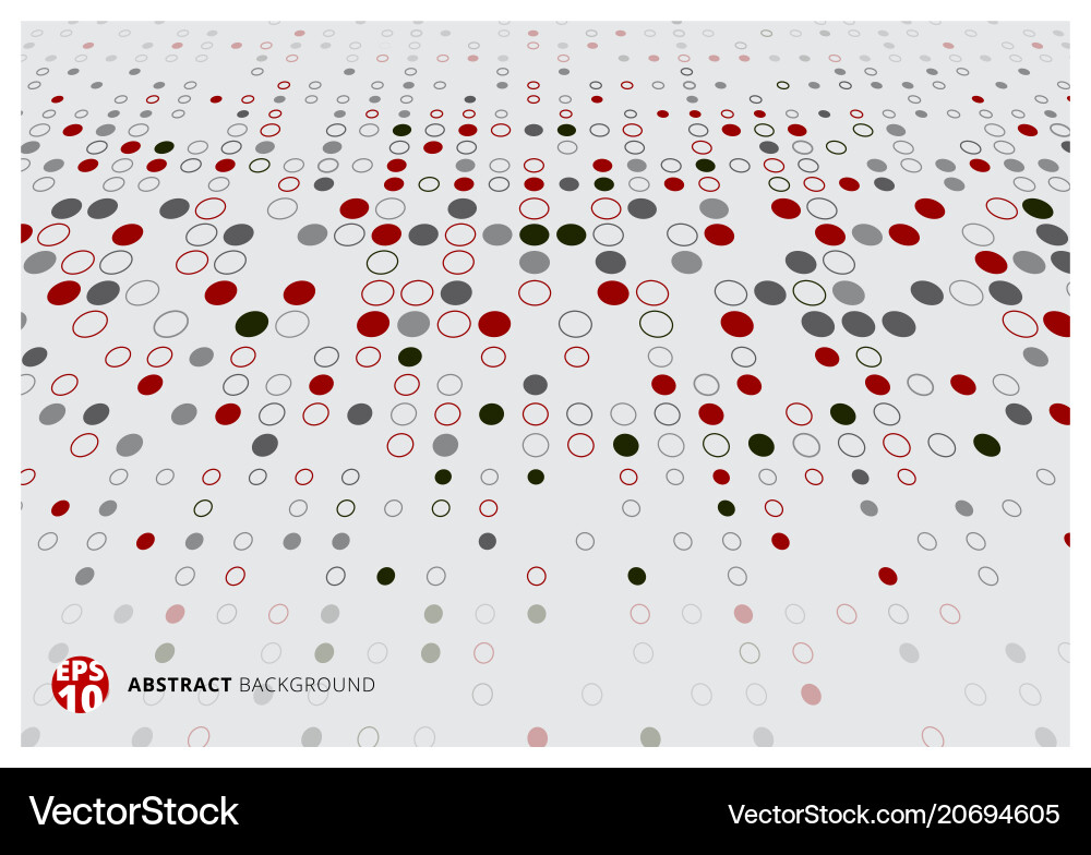 Abstract Halftone Dot Pattern vector image