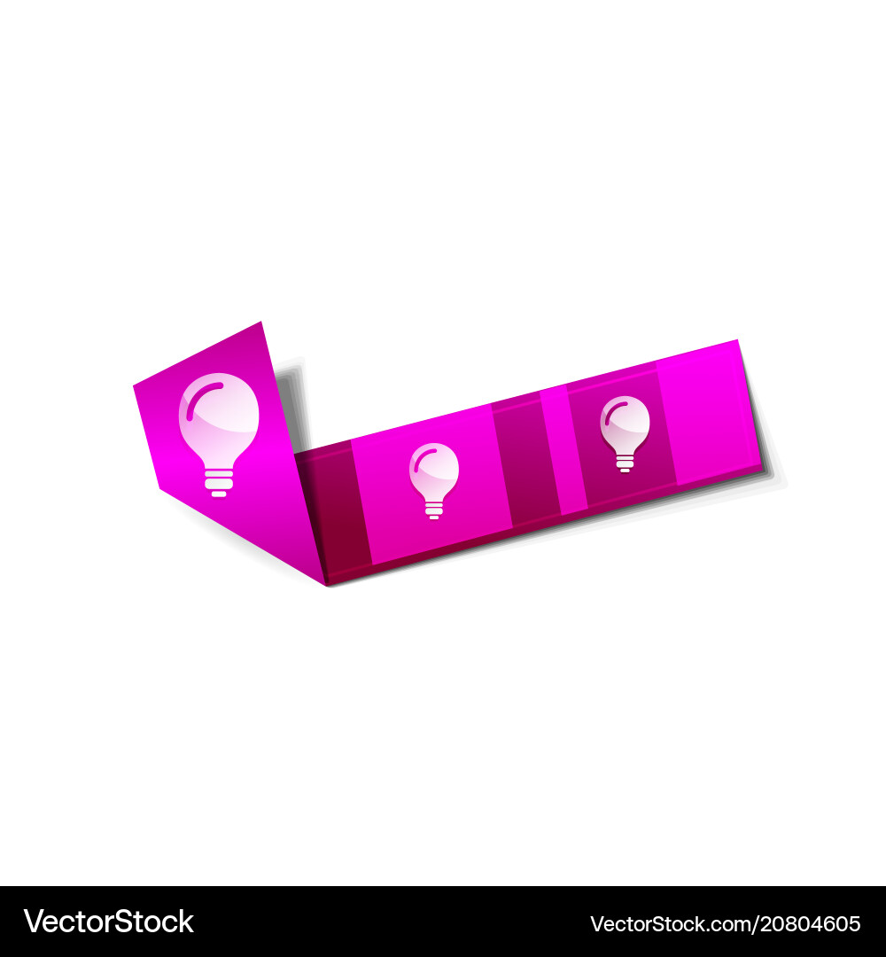 Light bulb new idea concept web button Light bulb new idea concept web button vector image