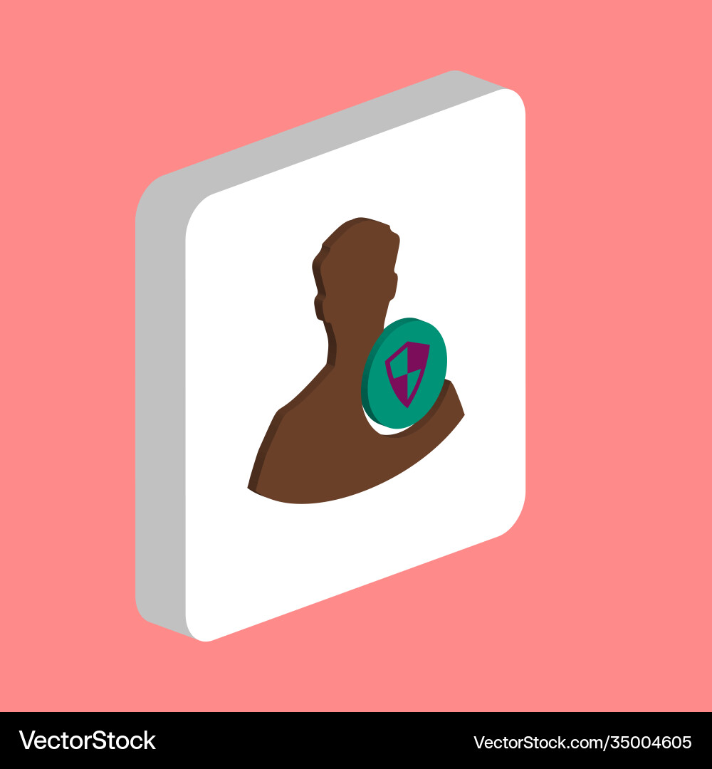 Security user simple icon symbol design template Vector Image