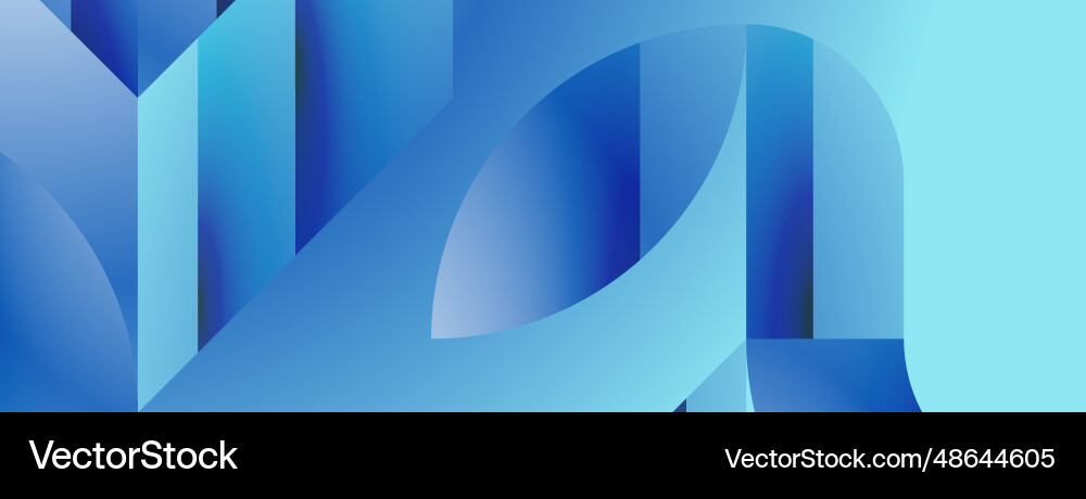 Simple geometric forms - dynamic Vector Image