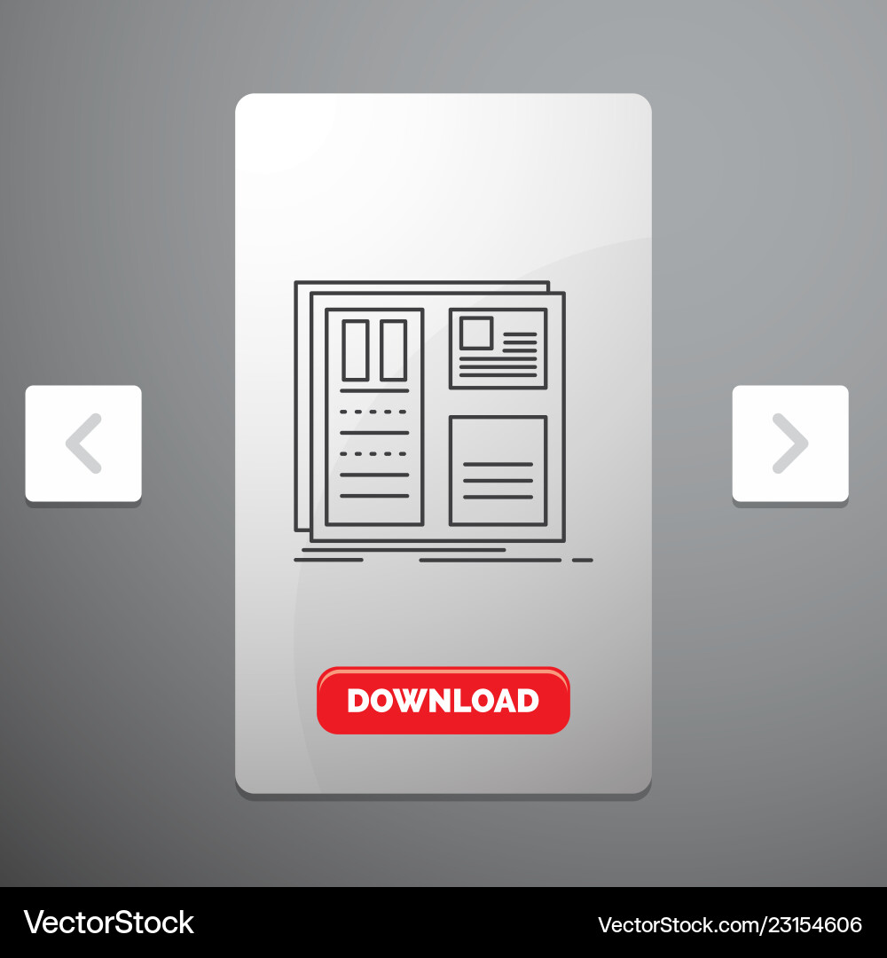 Design grid interface layout ui line icon Design grid interface layout ui line icon vector image