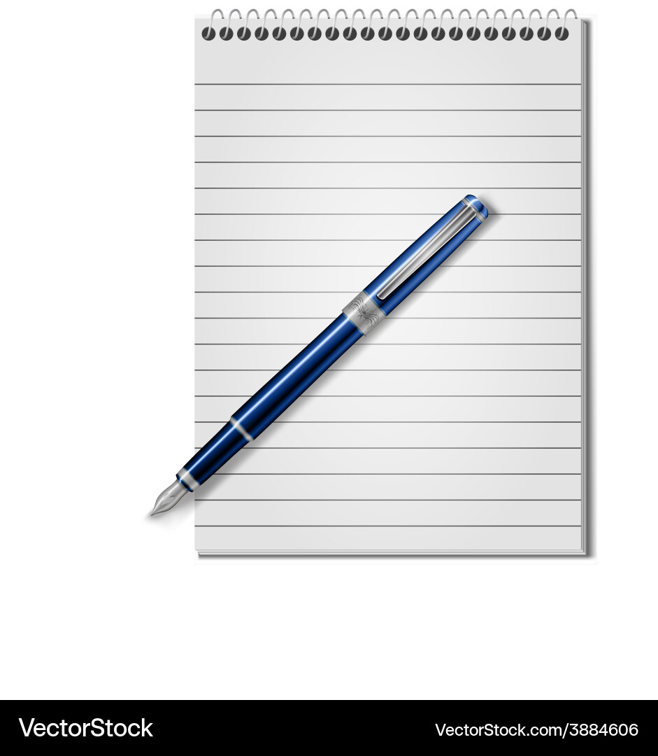 Notebook vector image