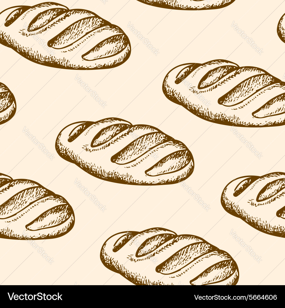 Rustic Baguette Pattern Vector Image