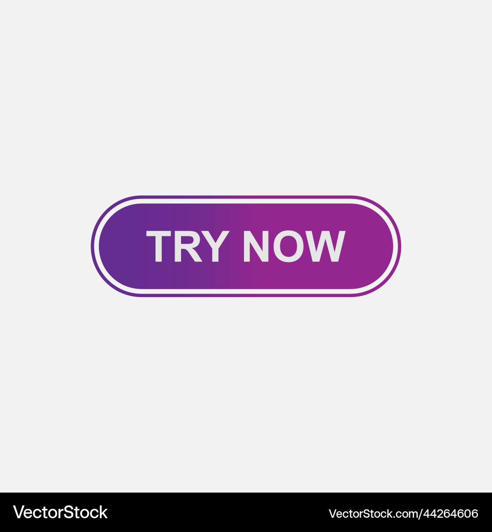 Try now web design button vector image