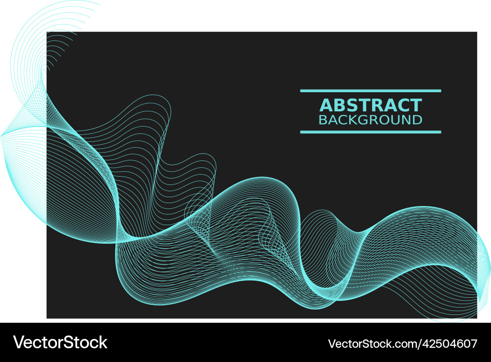 Abstract wave element for design digital vector image