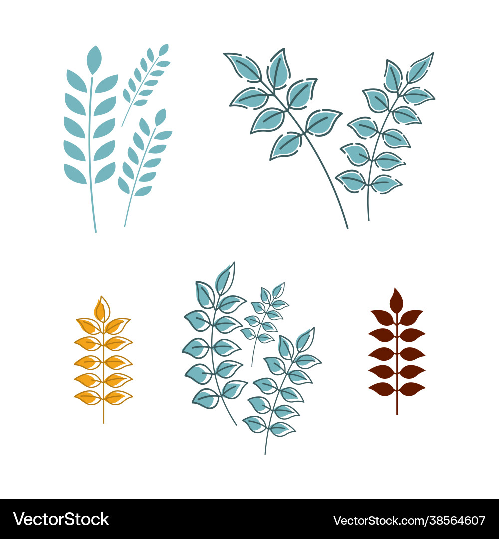 Autumn element icon design Autumn element icon design vector image