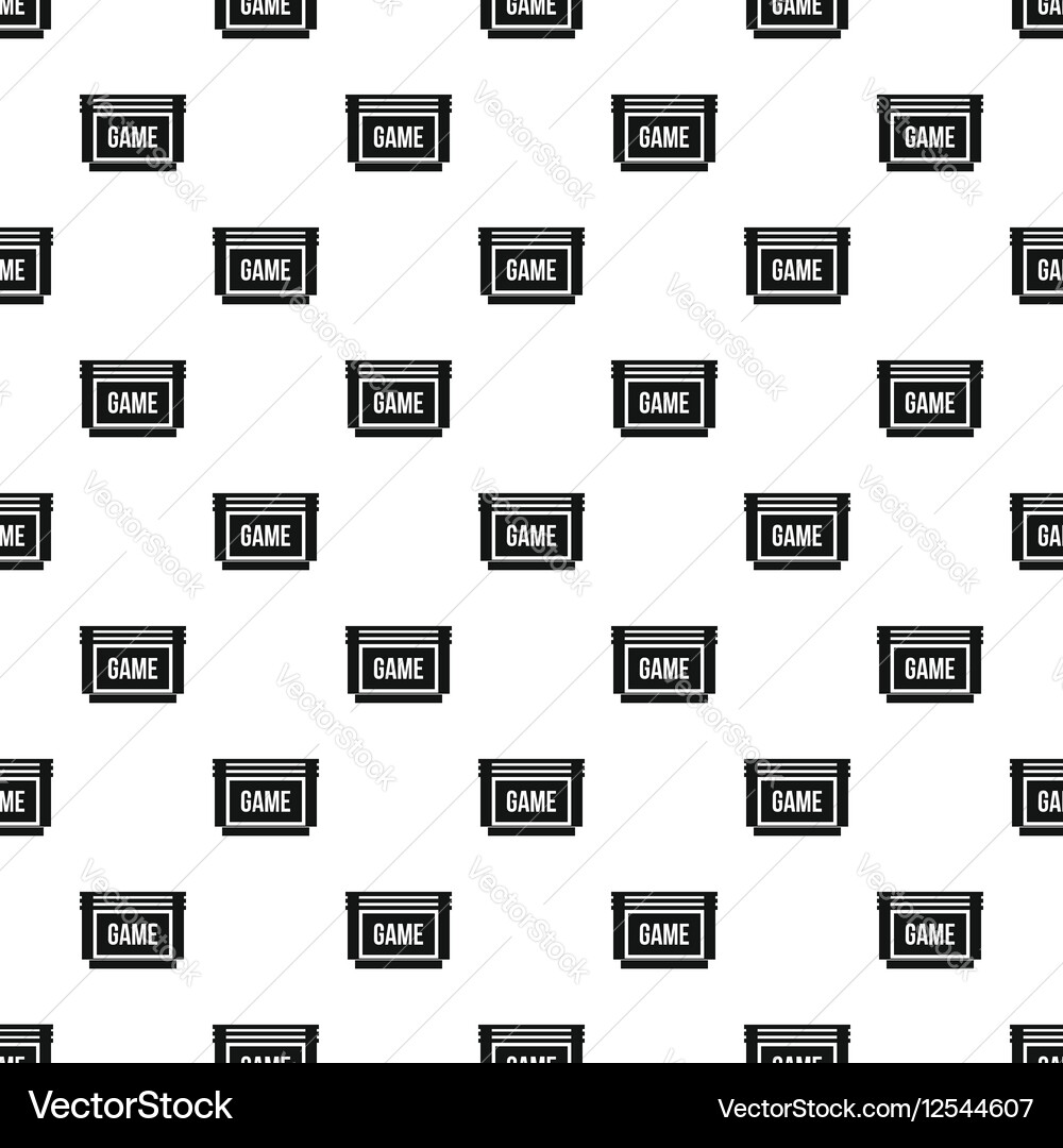 Game cartridge pattern simple style Vector Image
