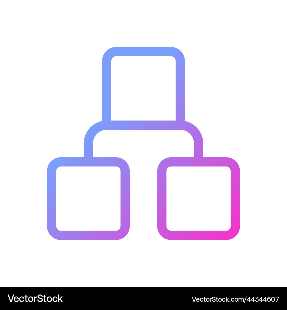 Infographic blocks pixel perfect gradient linear Infographic blocks pixel perfect gradient linear vector image