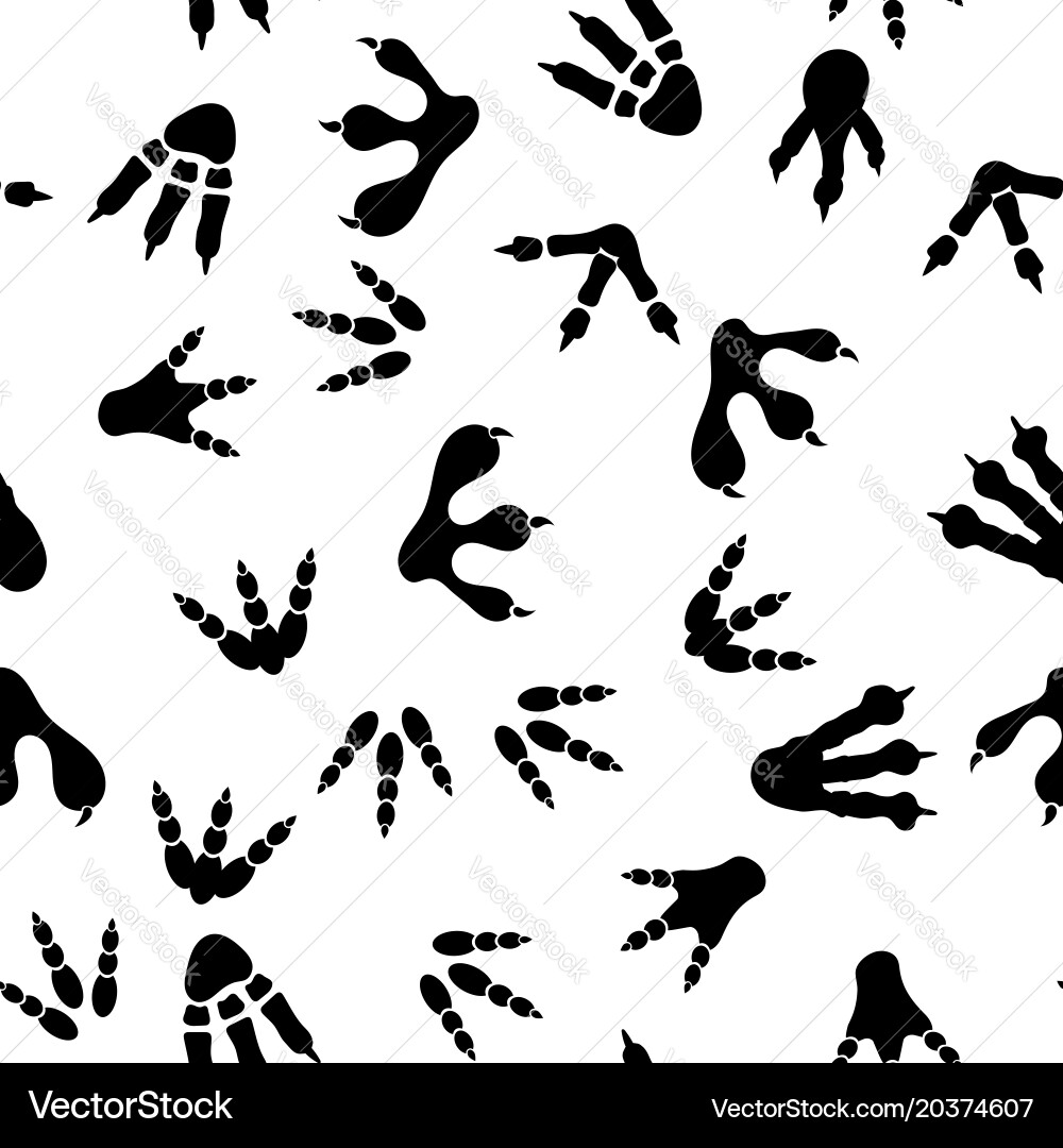 Set of different prints seamless pattern vector image