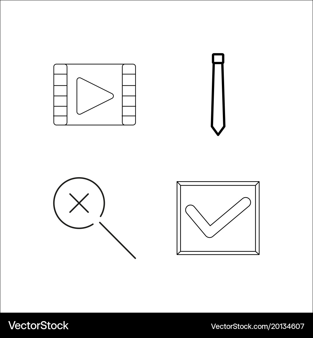 Web einfache lineare Icon setsimple Umriss Icons vektorbild