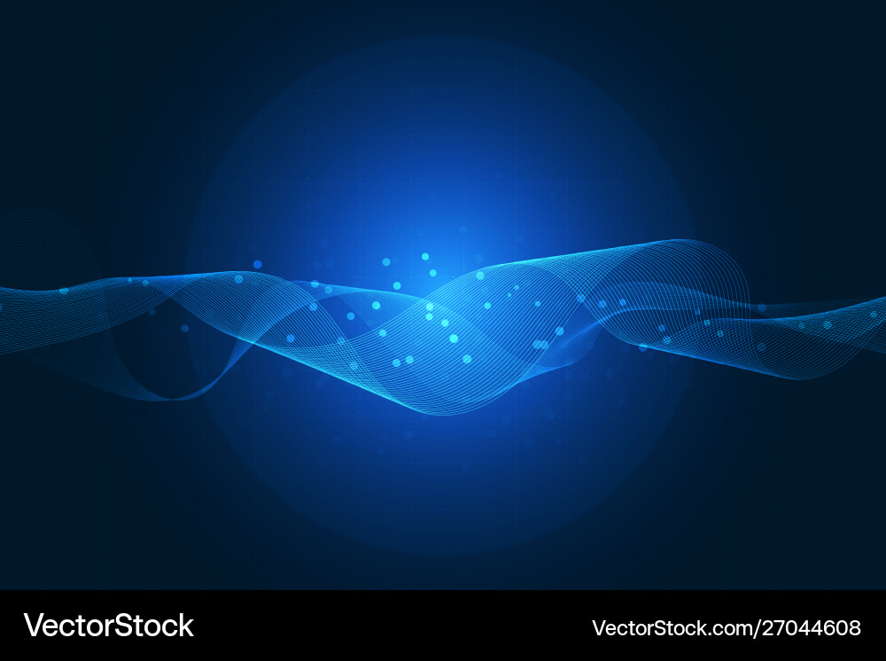 Abstract line background connection concept vector image