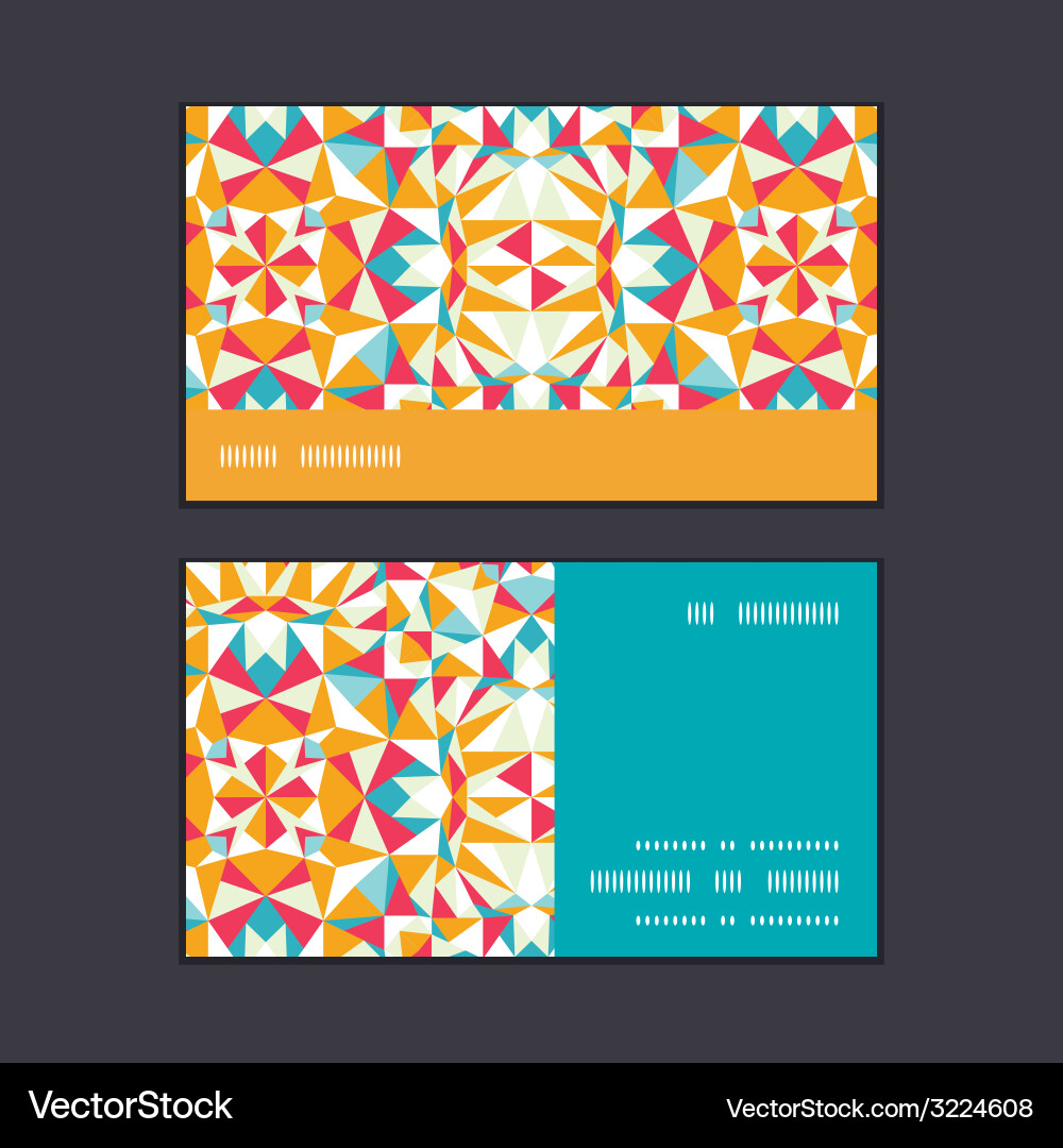Geometric Triangle Pattern vector image