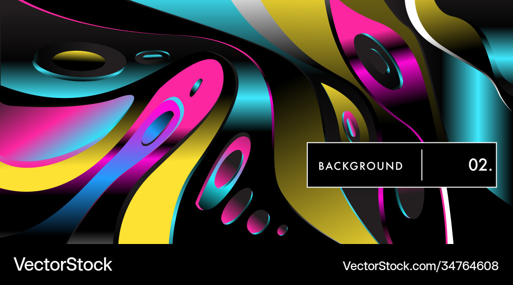 Liquid color background design fluid gradient Liquid color background design fluid gradient Vector Image