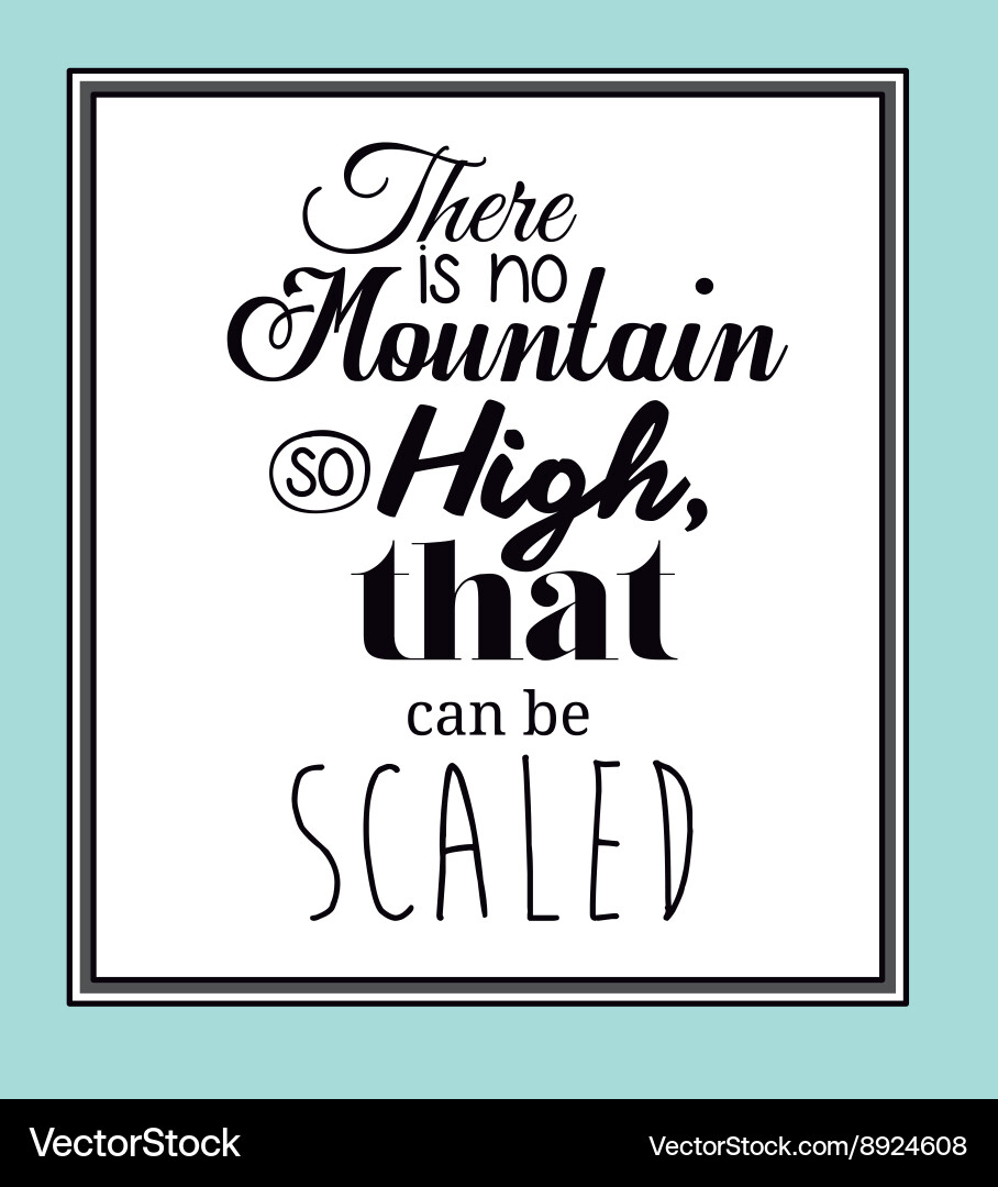 Message in calligraphy design vector image