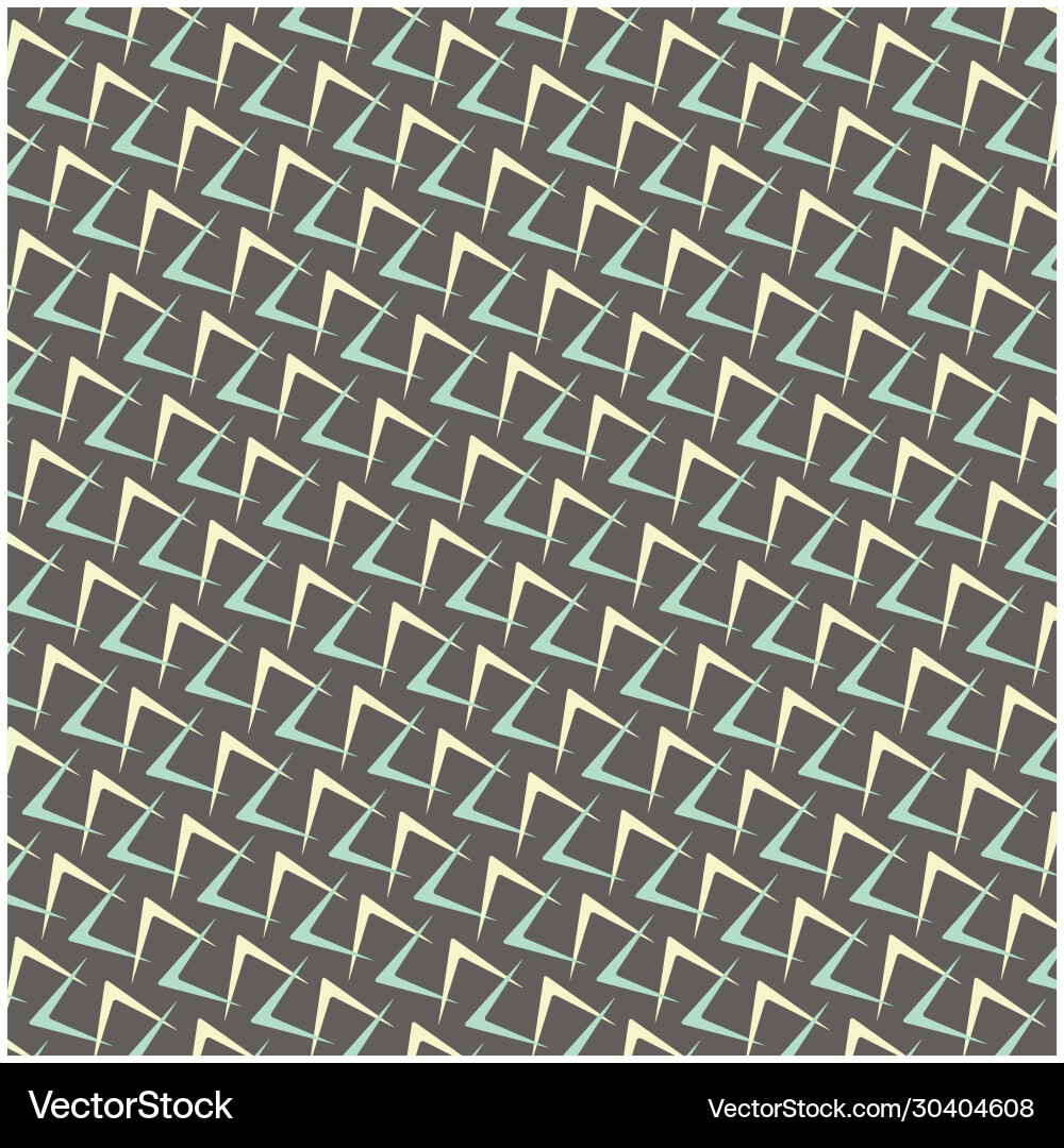 Retro Arrow Pattern - 1950s Style vector image