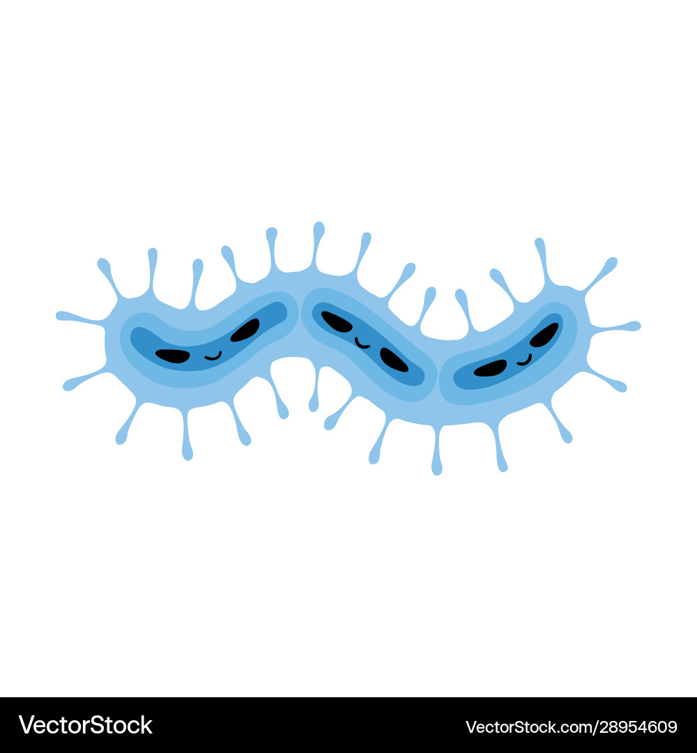 Bakteria Virus Iconcartoon Icon Bakteria Virus Iconcartoon Icon vektorbild