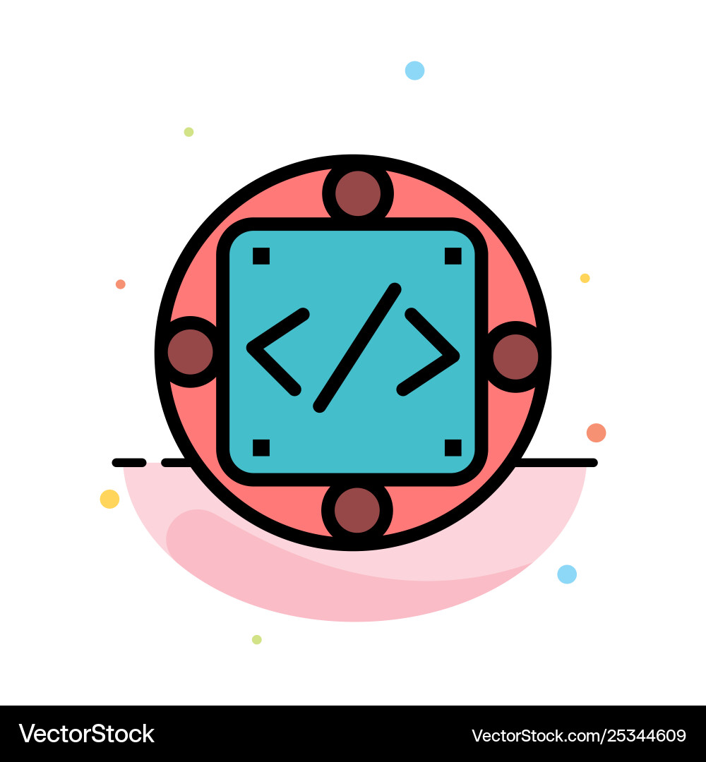 Code custom implementation management product Code custom implementation management product vector image