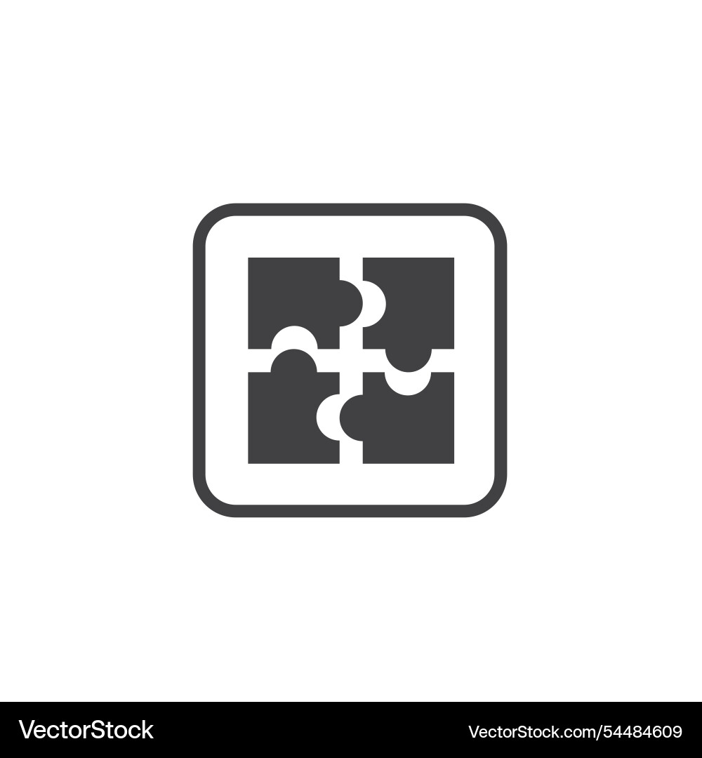 Easy to install icon element design template vector image