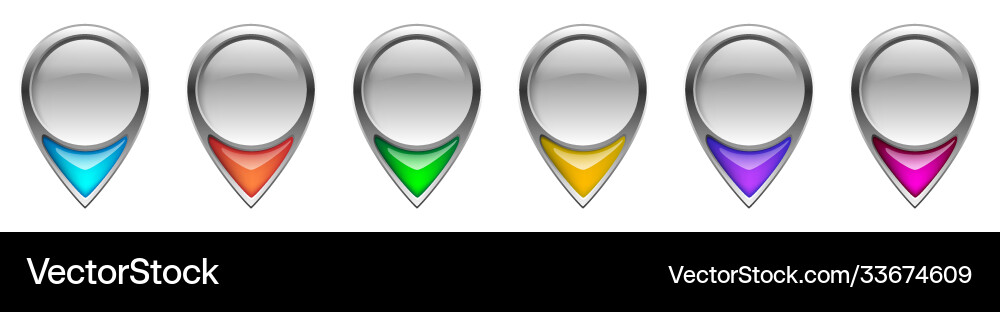Location pin icons navigation icon map pointer Location pin icons navigation icon map pointer Vector Image