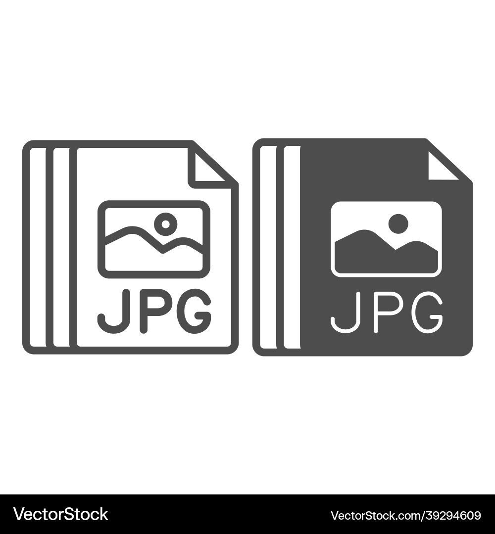 Papaer sheet jpg file image document line Papaer sheet jpg file image document line vector image