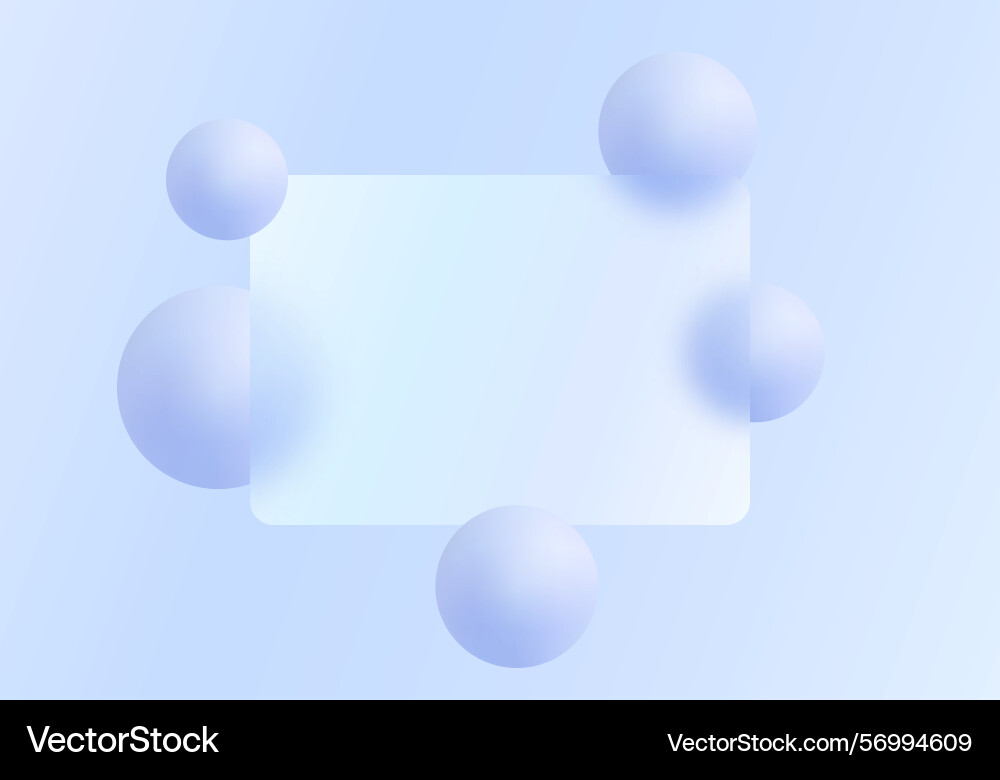 Partition of transparent material with floating Partition of transparent material with floating vector image