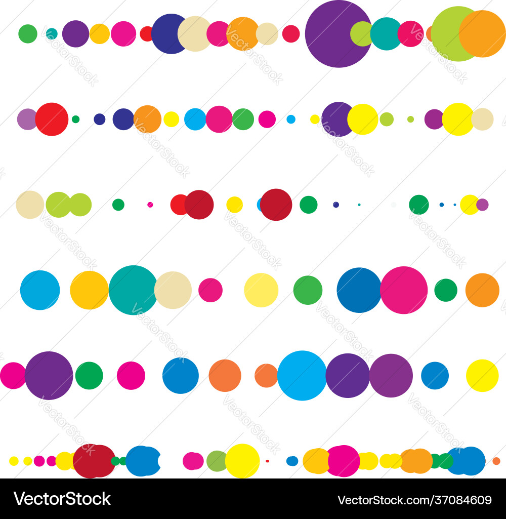 Random dots circles pattern Random dots circles pattern Vector Image