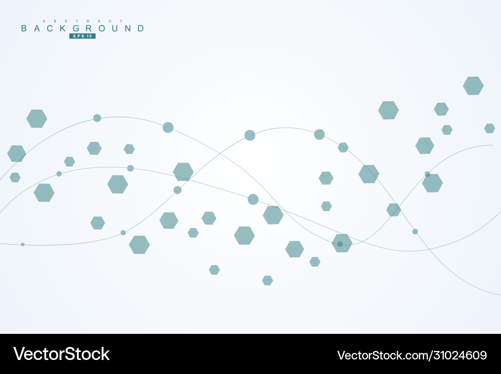 Science network pattern connecting lines and dots Science network pattern connecting lines and dots vector image