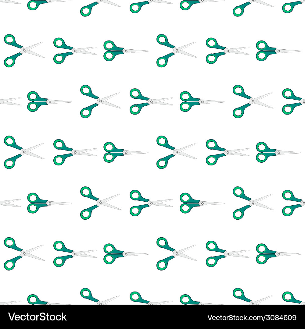 Scissors pattern Vector Image