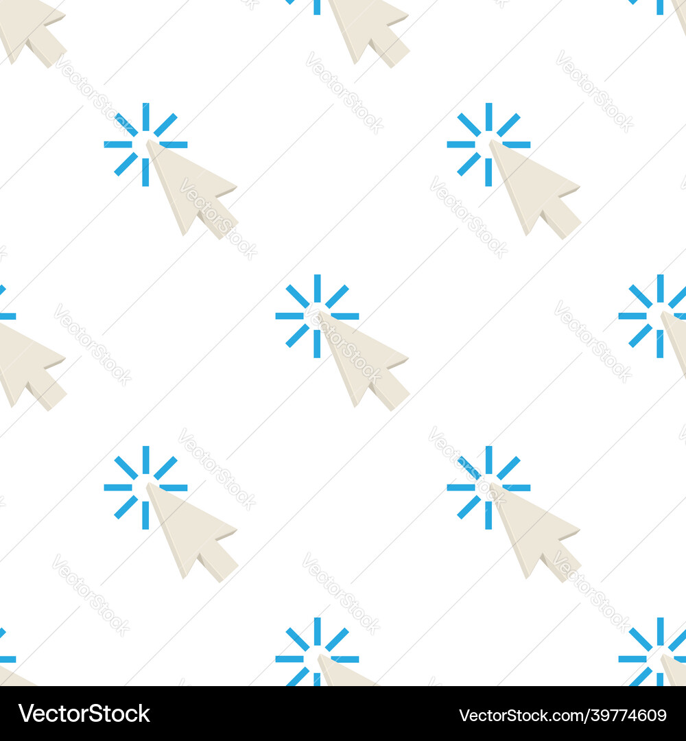 Touching pointer pattern seamless vector image
