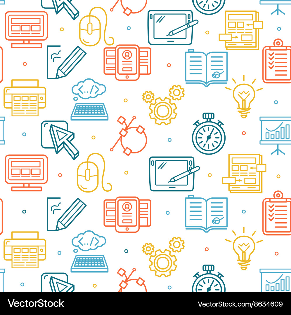 Web design background pattern Vector Image