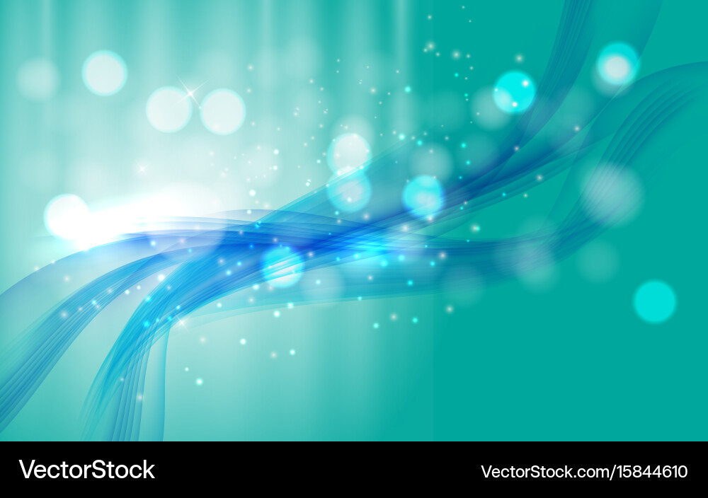 Abstract Colored Wave Pattern Vector Image