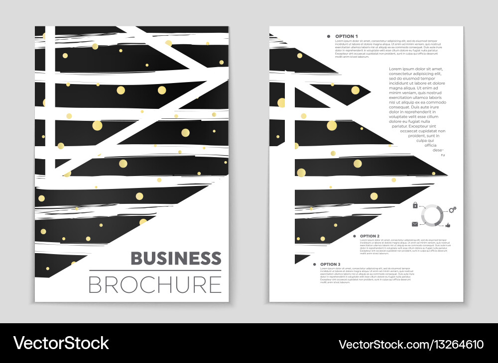 Abstract layout background set for art vector image
