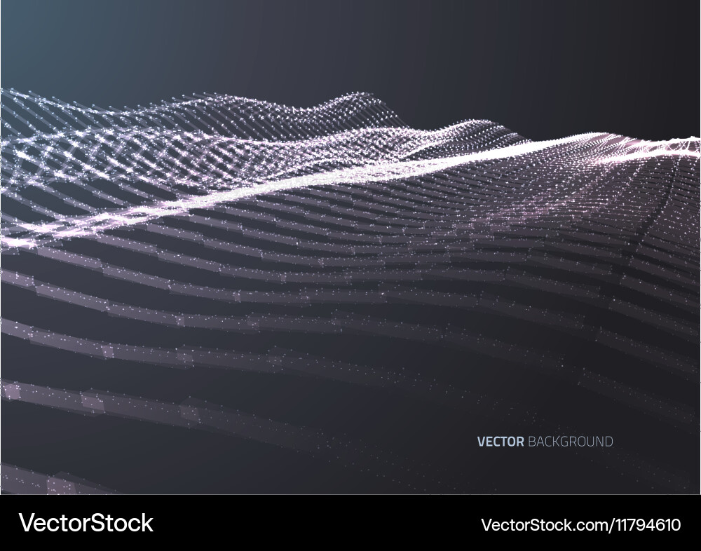 Abstract Technology Network Background vector image