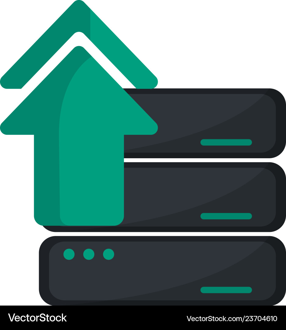 Cloud computing technology Vector Image