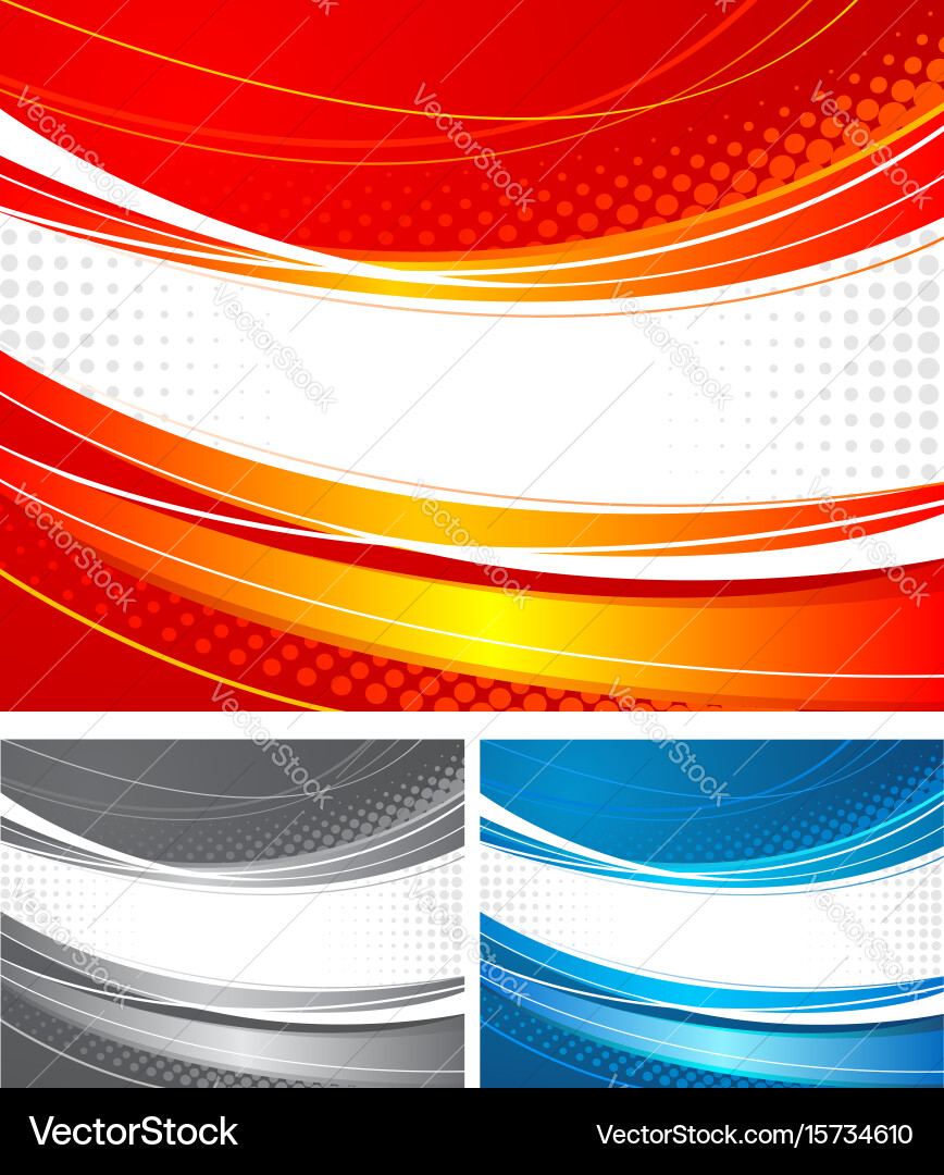Dynamic Wavy Background Vector Image
