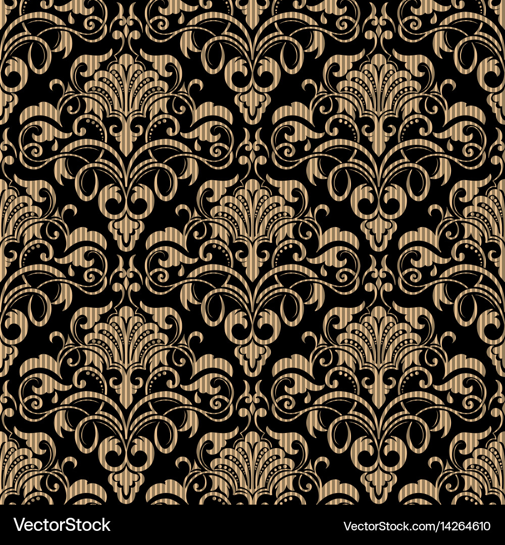 Elegant Damask Pattern Vector Image