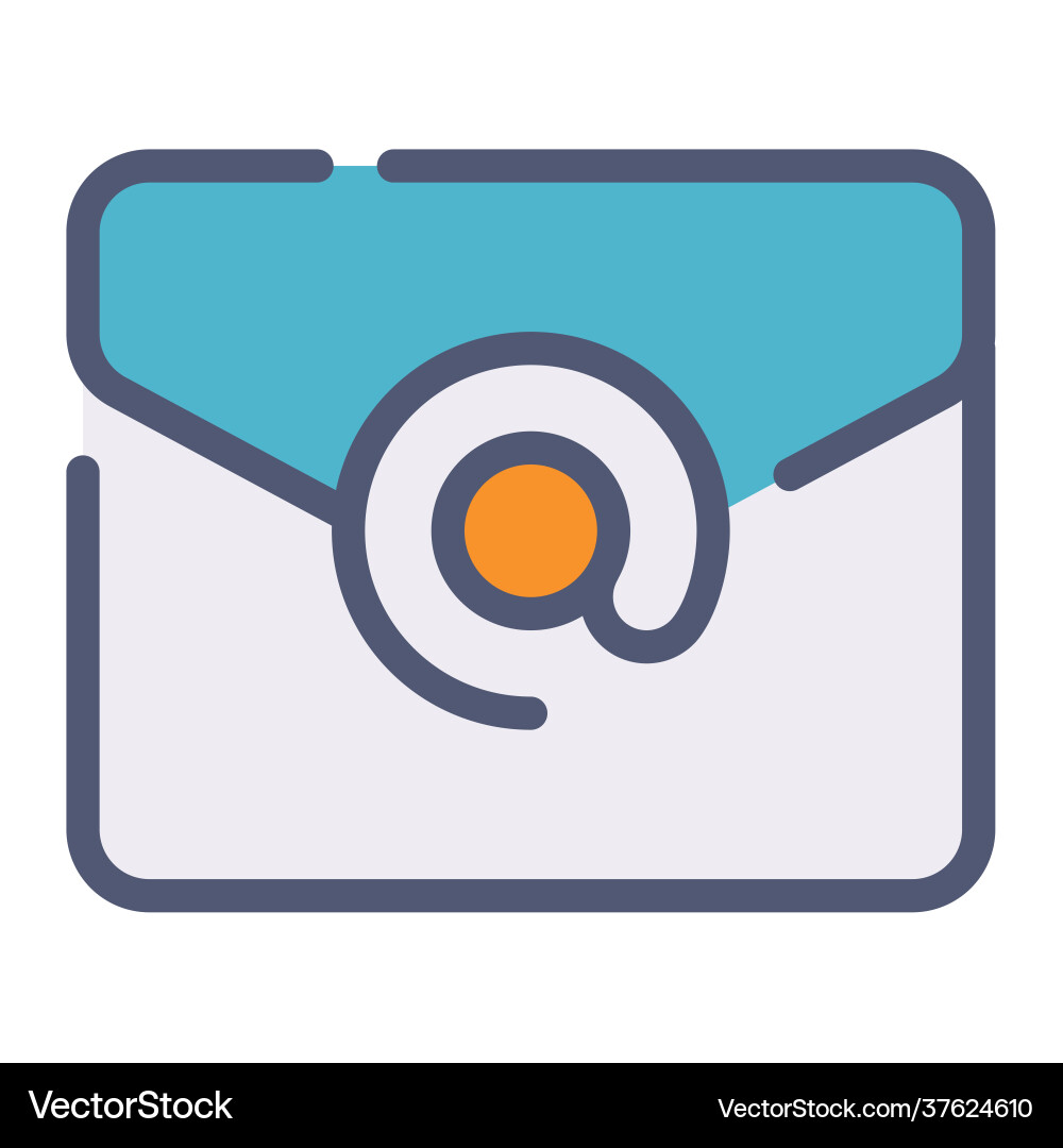 Email internet message mail single isolated icon Email internet message mail single isolated icon vector image
