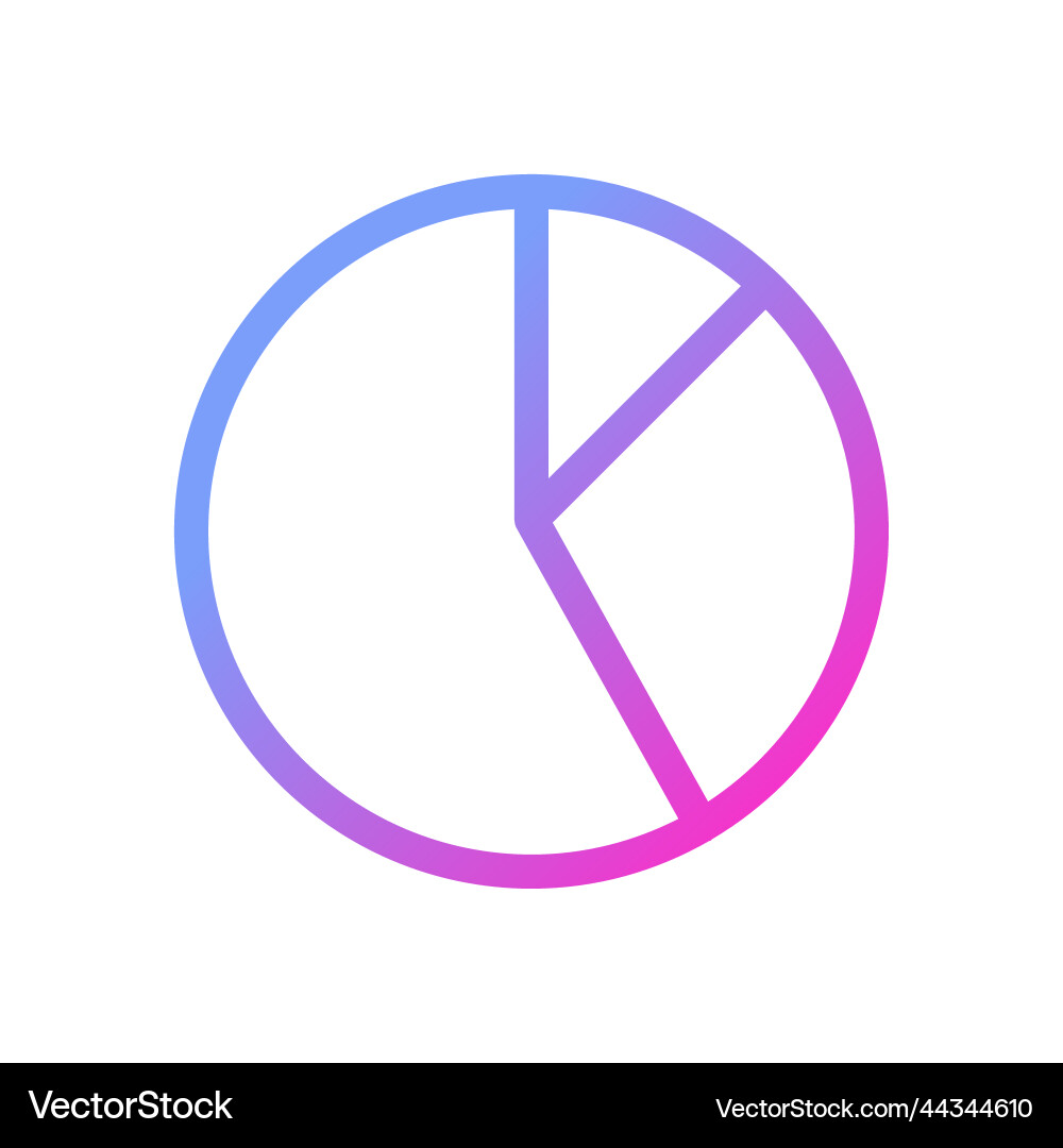 Kreisdiagramm Pixel perfekte Steigung lineare ui-Symbol Kreisdiagramm Pixel perfekte Steigung lineare ui-Symbol vektorbild